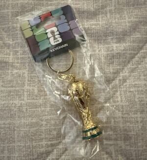 World Cup Trophy 2026 Official FIFA Keychain Mini 2.5" Replica Brand New